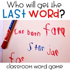 a white board with writing on it that says, who will get the last word?