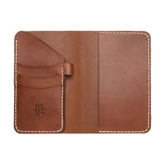 Brown leather notebook wallet Bifold Card Holder With Pen Slots For Everyday Use, Bifold Wallets With Card Slots For Organization, Bifold Wallet With Card Slots, Leather Organizer With Interior Card Slots, Classic Wallets With Pen Slots, Classic Everyday Wallets With Pen Slots, Leather Travel Wallet With Pockets, Bifold Wallets With Interior Card Slots, Classic Bifold Wallets With Pockets