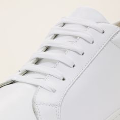 Handmade using full-grain Napa calf leather from Italy, each Cadence sneaker is constructed using a Strobel technique to deliver a flexible fit and next-level durability. This elegant, minimalist sneaker improves upon everything you love in a classic silhouette and pairs perfectly with any outfit. Low-top Calf Leather Sneakers With Laces, Sporty Calf Leather Sneakers With Laces, Plain Toe Calf Leather Sneakers With White Sole, Everyday Low-top Sneakers With Leather Sole, Classic High-top Sneakers With White Sole And Laces, Classic Leather Sneakers With Stitched Sole, Custom Low-top Sneakers With Calf Leather And Rubber Sole, Classic Walking Shoes With White Rubber Sole, Classic Slip-on Custom Sneakers With White Sole