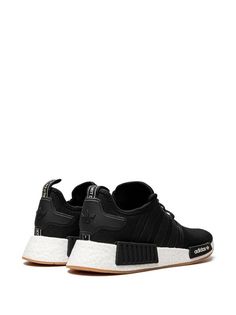 Adidas NMD_R1 Primeblue "Core Black/Core Black/Gum" Sneakers - Farfetch Core Core, Black Core, Adidas Nmd R1, Nmd R1, Black Gums, Adidas Nmd, Animal Welfare, Black Logo, Sneakers Black