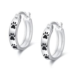 PRICES MAY VARY. 【 Paw Earrings Design 】Simple paw print earrings, let your pet close to your heart and comfort you.This Paw Earrings Gift for pet lover! 【Paw Print Stud Earrings】Paw Earrings Made of high quality 925 sterling silver, Exquisite polish technique made every details smooth and bright. hypoallergenic, comfortable to wear, be safe for skin. 【Cat Dog Jewelry Gifts for Women】 Such a beautiful shape and strong love, No matter Valentine's day, mother's day, birthday or Christmas, this ear Small Hoops Earrings, Paw Earrings, Hummingbird Jewelry, Paw Print Earrings, Hummingbird Earrings, Earrings Cartilage, Dog Earrings, Sterling Silver Cat, Dog Jewelry