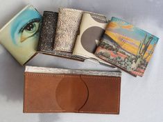 We've slimmed down and compacted our classic bi-fold wallet into a smaller size for those of you who still want that cash pocket, but not all the extra bulk. This wallet has two card pockets (with enough room to hold 6-8 cards), and a cash pocket for your greenbacks! You could even get crazy and stuff a few more cards into the cash pocket if needed. Dimensions: Closed, this wallet measures 4 x 3.25" Foldable Bifold Wallets For Daily Use, Foldable Bifold Wallet For Daily Use, Everyday Bifold Coin Purse, Simple Leather Wallet, Wallet Minimalist, Womens Wallet, Front Pocket Wallet, Easy Tiger, Diamond Weave