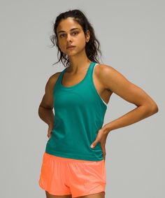 Go ahead, get sweaty. The Swiftly Tech collection, powered by seamless construction, is the ultimate gear for running and training. Shortened length means no riding up on race day. Clothes Athletic, Tennis Gear, Athleisure Style, Long Runs, Lululemon Swiftly Tech, Lululemon Swiftly, Swiftly Tech, Lululemon Tank Top, Scoop Neck Tank Top