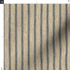 a blue and white striped fabric