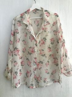 90s blouse floral sheer loose fit long sleeve  size M-L Measurements Bust Chest 56cm x2 Lenght fr shoulder 69cm sleeve and shoulder 66cm Casual Sheer Button-up Blouse, Oversized Floral Print Shirt For Fall, Sheer Long Sleeve Flowy Top, Oversized Floral Print Button-up Blouse, Sheer Button-up Shirt For Spring, Oversized Floral Print Blouse, Casual Long Sleeve Sheer Blouse, Feminine Long Sleeve Sheer Top, Feminine Sheer Long Sleeve Tops