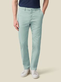 Elevate your spring-summer wardrobe with our cotton chinos, crafted in Northern Italy from lightweight and durable whipcord cotton. This breathable fabric is blended with 3% elastane for added stretch ensuring a more comfortable and easier fit.    Our chinos feature a mid-rise and slightly tapered fit, designed to provide a refined and sophisticated look. With a focus on practicality, this piece is tailored with four convenient pockets and bespoke details such as a concealed triple button closur Clothing Wishlist, Cotton Chinos, Northern Italy, Sophisticated Look, Smart Casual, Summer Wardrobe, Breathable Fabric, Mid Rise, Bespoke