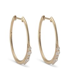 Approx. 0.20tcw 14K Yellow Gold 2mm Width 24.96mm Height Please allow 4-6 weeks for products that are back-ordered. Text us at 617-292-0079 with questions. Modern 14k Gold Diamond Earrings With Single Cut, Modern 14k Gold Diamond Earrings With Single Cut Diamonds, 14k Gold Everyday Diamond Earrings With Single Cut Diamonds, 14k Gold Single Cut Diamond Earrings For Everyday, Timeless 14k Gold Diamond Earrings With Accents, Everyday 14k Gold Single Cut Diamond Earrings, Luxurious Everyday 14k Gold Diamond Earrings, Everyday Diamond Earrings, 14k Gold, Round Cut, 14k Yellow Gold Diamond Earrings With Vs Clarity