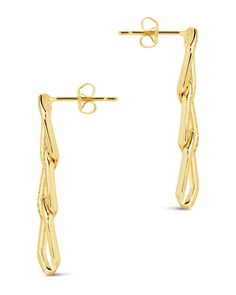 Add a touch of glam to any look with the Kinslee Drop Studs! These dazzling earrings feature a chain link drop, plus a dazzling CZ accent - because even a small detail can make a big statement. Step out in style and let your accessories do the talking! Material: 14K gold or rhodium plated brass, cubic zirconia Features: 1.35" drop, 0.25" width, 1.5mm CZ stones, Lead & Nickel free, post back Dazzling Earrings, Solid Gold Bracelet, Statement Drop Earrings, Mens Accessories Jewelry, Men Earrings, Free Post, Earring Sale, Small Detail, Cuff Bangles