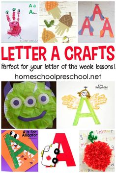 letter a crafts for kids to make