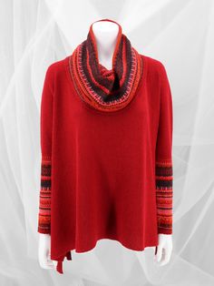 Baby Alpaca Cowlneck Poncho with Sleeves - Red at QINTI The Peruvian Shop Alpaca Colors, Poncho With Sleeves, Alpaca Poncho, Cowl Neck Poncho, Favorite Leggings, Alpaca Sweater, Cowl Neck Long Sleeve, Red Baby, Warm Red