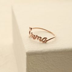 Stay close to your loved one with this Custom Single Name Ring - a timeless piece of personalized jewelry to treasure forever. Perfect for anyone special in your life, it comes in both Gold and Silver and is sure to add a unique, heartfelt touch to any occasion. Surprise your sister, mother, or friend with this elegant, meaningful gift. Personalized Engraved 14k Gold Ring, Dainty Personalized Engraved Ring For Promise, Dainty Personalized Engraved Promise Ring, Personalized Dainty Promise Ring, Customizable 14k Gold Jewelry For Promise, Customizable Yellow Gold Jewelry For Promise, Personalized 14k Gold Initial Ring For Promise, Classic Personalized Heart Promise Ring, Customizable 14k Gold Promise Jewelry