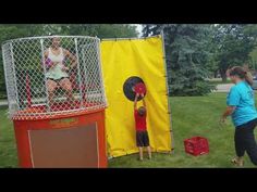 Library dunk tank (a) - YouTube Dress Shirts For Women, Having Fun, Dress Shirts, Nutella, Water