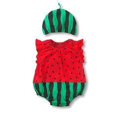 Dress up your little one in costume-ready cuteness with these adorable baby onesie sets! Available in a juicy selection of ladybug, bee, cow, penguin, strawberry, and watermelon designs, these fun-filled costumes are made from cozy cotton, perfect for newborns up to 24 months! Get ready for some seriously spooktacular Halloween memories! Baby Romper Outfit, Watermelon Baby, Girl Sleeves, Toddler Costumes, Romper Outfit, Girls Summer Outfits, Baby Costumes