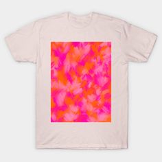 Paint brush stroke style pattern in popular pink and orange shades. -- Choose from our vast selection of Crewneck and V-Neck T-Shirts to match with your favorite design to make the perfect graphic T-Shirt. Pick your favorite: Classic, Boxy, Tri-Blend, V-Neck, or Premium. Customize your color! For men and women. Casual Pink Tops With Abstract Print, Casual Pink Top With Abstract Print, Trendy Pink T-shirt With Graffiti Print, Pink Cotton T-shirt With Graffiti Print, Trendy Pink Top With Abstract Print, Orange Shades, Shades Of Orange, Paint Brush, Brush Strokes