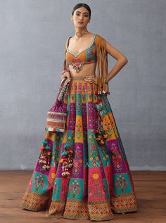 Dil Rang Javeri Lehenga And Blouse by Torani available on Indiaspopup.com Haldi Theme, Ghagra Design, India Outfits, Navratri Lehenga, Lehenga And Blouse, Ethnic Wears, Wedding Trousseau, Ghaghra Choli, Haldi Outfit