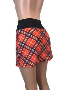 Step up your game in this fun and colorful athletic skirt with built in compression shorts and pocket. This golf, tennis, running or sports skirt is slim-style, but allows for plenty of movement, made of a red plaid high quality performance spandex. The compression shorts are uniquely designed to be incredibly comfortable and won't ride up during activity. The pocket is positioned on the side of the shorts, and will fit your phone, keys, ID, etc. *Please see size chart in images above for standa Running Skirt, Sports Skirt, Athletic Skirts, Running Skirts, Golf Skirt, Slim Skirt, Athletic Skirt, Slim Style, Tennis Skort