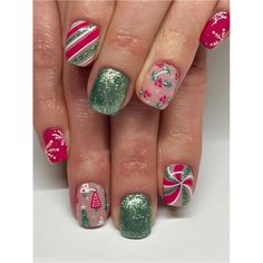 Celebrate The Holiday Spirit With Our 24-Piece Short Square Fake Nails, Featuring Vibrant Christmas Tree Designs And Sparkling Glitter Accents. This Full-Cover Removable Manicure Set Is Perfect For Women Looking To Add A Festive Touch To Their Style For Parties, Festivals, Or Everyday Wear. Easy To Apply, These Nails Offer A Fun And Stylish Look That Captures The Joy Of The Season. Make A Cheerful Statement This Christmas With These Eye-Catching Nail Tips!