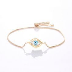 Classic Trendy Turkish Gold Evil Eye Bracelet Pave Blue Eye Gold Chain Bracelet Adjustable Female Party JewelryModel Number:33021291084 Blue Adjustable Charm Bracelet For Party, Adjustable Blue Charm Bracelet For Party, Adjustable Blue Charm Bracelet For Parties, Blue Resizable Bangle Jewelry, Trendy Light Blue Party Jewelry, Trendy Light Blue Jewelry For Party, Blue Charm Bracelet With Adjustable Chain, Light Blue Bracelet For Party, Blue Charm Bracelet For Party