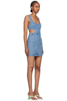 orders. YOU MAY ALSO LIKE GRLFRND Blue Selena Denim Minidress $122 $255 KSUBI Blue Pinnie Denim Minidress $172 $260 LEVI'S Blue Rio Denim Minidress $64 $115 FRAME Blue Micro Flare Denim Minidress $156 $295 AREA Blue Crystal Denim Minidress $502 $1195 GRLFRND Blue Grace Corset Shirt Denim Minidress $211 $325 OFF-WHITE Blue Faded Denim Minidress $377 $1255 GANNI Blue Paneled Denim Minidress $318 $475 GRLFRND SHOP ALL GRLFRND Blue Lex Cargo Jeans $71 $235 GRLFRND Blue 'The Sophia' Tomboy Fitted Blue Denim Backless Dress, Fitted Blue Backless Denim Dress, Fitted Backless Blue Denim Dress, Casual Fitted Backless Denim Dress, Blue Denim Backless Dress, Casual Backless Denim Dress, Fitted Backless Denim Dress For Spring, Fitted Backless Denim Dress, Medium Wash Mini Dress For Summer Night Out