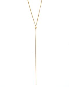 Adorn your neckline with the Sahara Dainty Lariat Necklace for a sophisticated, timeless look. Its simple design embodies luxury and refinement. Add effortless elegance to any ensemble with this exquisite necklace. Length: 18" drop, 7" charm Waterproof 18k Gold plated waterproof necklace chain Hypoallergenic Care tips: Store jewelry in our cloth Béljoy bag or small plastic zip lock Use a jewelry cloth to clean everyday oils off Avoid contact with chemicals such as hairspray, lotions, perfumes, e Classic Gold Lariat Necklace With Clavicle Chain, Adjustable Teardrop Pendant Drop Necklace, Gold Minimalist Lariat Necklace For Formal Occasions, Gold Minimalist Lariat Necklace For Formal Events, Adjustable Y-shape Clavicle Chain Drop Necklace, Adjustable Lariat Drop Necklace In Minimalist Style, Adjustable Minimalist Lariat Drop Necklace, Minimalist Adjustable Lariat Drop Necklace, Minimalist Delicate Chain Lariat Necklace For Formal Events