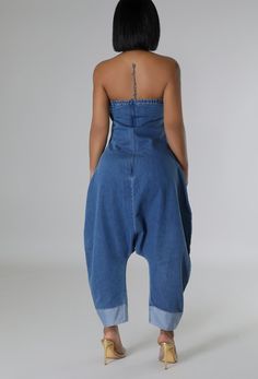 Non-stretch oversized jumpsuit Tube Pockets 75% Cotton 25% Polyester Hand wash cold Model is wearing a small MODEL STATS Height: 5.3"Bust:33" / Waist:28" / Hips:42" Reviews Spring Baggy Medium Wash Denim Jumpsuit, Baggy Dark Wash Denim Jumpsuit, Relaxed Fit High Waist Dark Wash Jumpsuits And Rompers, Baggy High Waist Denim Jumpsuit For Spring, Baggy High-waist Denim Jumpsuit For Spring, Dark Wash Denim Washed Jumpsuits And Rompers, Casual Stretch Jumpsuits And Rompers In Dark Wash, Casual Stretch Dark Wash Jumpsuits And Rompers, Casual Dark Wash Stretch Jumpsuits And Rompers