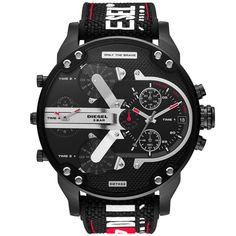 Diesel DZ7433 Mr. Daddy 2.0 Chrono Black | Watches.com