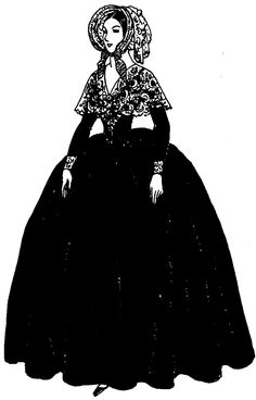 bertha: wide, deep collars following the neckline 1840s Fashion, Period Fashion, Big Skirts, Family And Consumer Science, Romantic Period, Historical Costume, Fashion Plates, Vintage Beauty