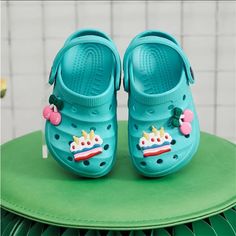 Brand New Please See Pictures For Full Description Super Cute Shoes Color Is Green Size Is Toddler Size 7 Casual Closed Toe Sandals With Eva Foam, Casual Closed Toe Eva Foam Sandals, School Sandals With Non-slip Round Toe, Casual Non-slip Eva Foam Sandals, Casual Non-slip Sandals With Eva Foam, Playful Synthetic Sneakers For Summer, Playful Non-slip Closed Toe Sneakers, Cute Flat Sneakers For Summer, Casual Round Toe Sandals For Daycare