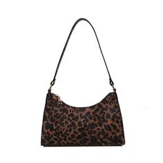 Unleash your wild side with our Animal Print Shoulder Bag! Featuring cow, leopard, and zebra prints, this medium-sized shoulder bag is the perfect accessory for any occasion. Don't be afraid to stand out from the crowd and show off your ferocious style. Tapping into your inner animal has never been so stylish and functional! 🐄🐆🦓 Description: Style: Shoulder Bag Fabric: PU Lining: Synthetic Leather Bag Shape: Horizontal Square Bag Trend Style: Underarm Bag Opening Method: Zipper Strap Number: Leopard Handbag, Sets Outfit, Brown Leopard, Bag Trends, Types Of Bag, Purse Pouch, Tote Purse, Square Bag, Zebra Print