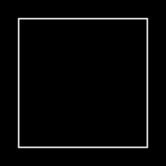 an empty square in the middle of a black background