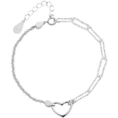 The cute silver heart bracelet is plated sterling silver over brass. This is a piece we recommend taking extra care of. This is a piece better worn on occasion, and then put away instead of ‘living’ in it like our other pieces. Nickel-free Heart-shaped Sterling Silver Bracelet, Nickel-free Sterling Silver Heart Bracelet, Silver Bracelets With Open Heart Charm, Silver Open Heart Bracelet With Heart Charm, Silver Bracelet With Open Heart Charm, Dainty Silver Open Heart Bracelet, Sterling Silver Heart Charm Bracelet For Friendship, Silver Open Heart Bracelet For Gift, Silver Open Heart Bracelet As Gift