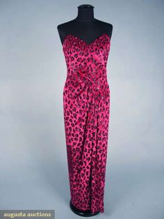 80s Bob Mackie pink leopard Fat Person, Augusta Auctions, Wedding Singer, Star Costume, The Wedding Singer