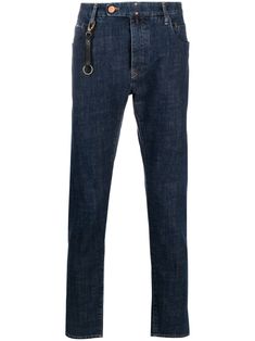 indigo blue stretch-cotton denim logo patch to the rear mid-rise slim cut belt loops button fly fastening classic five pockets Denim Outfit, Cut Jeans, Indigo Blue, Slim Fit Jeans, Stretch Jeans, Colored Jeans, Black Denim, Stretch Cotton, Jeans Pants