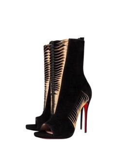 ad eBay - Find many great new & used options and get the best deals for Christian Louboutin Miss Circus 120 Suede Heels at the best online prices at eBay! Free shipping for many products! Louboutin Online, Crystal Belt, Heart Shoes, Christian Louboutin Heels, Louboutin Heels, High Fashion Outfits, Chic Leather, Fashion Mood Board, Designer Pieces