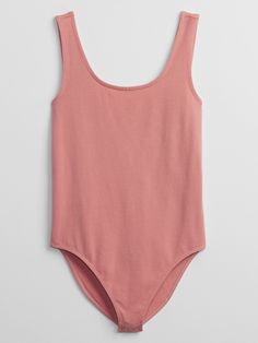 Sleeveless Scoopneck Bodysuit | Gap Factory Summer Scoop Back Seamless Camisole, Summer Seamless Camisole With Scoop Back, Summer Seamless Scoop Back Camisole, Stretch Bodysuit For Summer Everyday Wear, Seamless Scoop Neck Bodysuit For Summer, Casual Scoop Back Bodysuit For Summer, Chic Summer Bodysuit For Everyday Wear, Spring Scoop Neck Bodysuit For Everyday, Everyday Scoop Neck Bodysuit