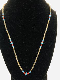 "*Brand new *Handmade item *Gemstone: Shell Heishi, Turquoise Nuggets *Necklace length: 21 inches +2\" Extensions *Free gift box *Free shipping in USA *Ready to ship Thank You For Looking ,And Check Out More Items In My Etsy Shop For More Great Deals, Also We Add More Jewelry To Etsy Shop Https://www.etsy.come/shop/abq925" Spiritual Beaded Turquoise Necklace For Festivals, Bohemian Blue Labradorite Necklace, Southwestern Turquoise Gemstone Beads Necklace, Bohemian Hand-strung Turquoise Necklace For Festivals, Southwestern Style Necklaces With Stones As Gift, Southwestern Style Necklace With Stones As Gift, Southwestern Style Stone Necklaces For Gifts, Southwestern Style Stone Necklaces As Gift, Bohemian Long Turquoise Necklace Hand-strung