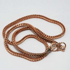 thickness of the chain 2.5 mm X 2.5 Mm 100% Pure Copper Chain Necklace Copper Chain Necklace Length ,16,18,20,22,24 inches i make jewelry for a very special kind of Women's men's ,This stunning is handcrafted by one of our talented artisans. It is set in precious Fine Jewelry 925 Sterling Silver Jewelry, Polished to a brilliant luster> Copper Benefits & Uses The most refined metals are copper There are many advantages in copper if you are using ring, bracelet, necklace, earrings. 1) Strengthen t Gold Copper Chain Necklace As Gift, Gold Copper Chain Necklace For Gift, Mens Necklace Copper, Unique Red Copper Necklace, Copper Benefits, Copper Chain Necklace, Jewelry Chain, Make Jewelry, Necklace Chain Lengths