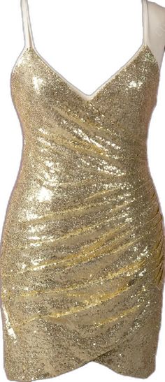 Gold Party Dress Short Glitter, Gold Sequin Dress With Glitter For Holiday, Gold Ruched Dress For Party Season, Gold Dress With Spaghetti Straps For Gala, Ruched Sequin Dress For Party Season, Gold Spaghetti Strap Dress For Gala, Gold Spaghetti Strap Dress For Cocktail, Gold Cocktail Dress With Spaghetti Straps, Gold Mini Dress With Sweetheart Neckline For Party Season