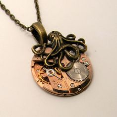 Hey, I found this really awesome Etsy listing at https://www.etsy.com/listing/203566735/steampunk-pendant-steampunk-octopus Steampunk Silver Brass Necklaces, Steampunk Silver-color Brass Necklaces, Silver Steampunk Brass Necklaces, Retro Metal Jewelry For Gifts, Retro Metal Jewelry For Gift, Steampunk Soldered Brass Jewelry, Steampunk Jewelry With Vintage Charm, Nickel-free Brass Steampunk Jewelry, Steampunk Locket Jewelry Collectible