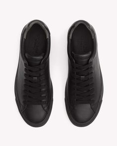 A leather lace-up low top sneaker. rag & bone Men's Leather Sneaker | Black, 46 (also in 41,43) Lace-up High-top Sneakers With Leather Sole For Sports, Leather Low-top Sneakers For Streetwear, Low-top Leather Sneakers For Streetwear, Sporty Sneakers With Leather Sole, Custom Low-top Sneakers With Textured Sole For Streetwear, Low-top Custom Sneakers With Textured Sole For Streetwear, Leather Sneakers With Contrast Sole For Streetwear, Sporty Leather Lace-up Shoes With Textured Sole, Classic Low-top Sneakers With Contrast Sole