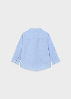 Details: Type: Long sleeve shirt Color: Sky blue Materials: Outside 62% Cotton 38% Linen Diaper Bag Accessories, Itzy Ritzy, Preemie Babies, Baby Bling, Baby Album, Tea Collection, Romper With Skirt, Little Dresses, Upgrade Your Wardrobe