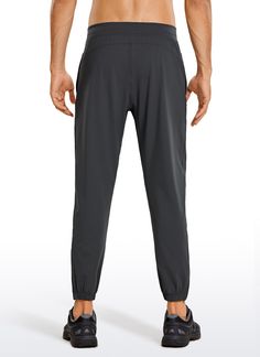 The lightweight Joggers are a bottom layer you cant go wrong with. Made of breathable and soft fabric, which is lightweight, stretchy, and smooth on your skin, quickly wicks away sweat during workout. Feature & Fitting: 
 Design for workout 
 Drawsring closure, 28 inches 
 Invisible zipper pockets 
 Ankle zippers 
 True to size 
 Fabric: 
 Naturally breathable 
 Stretchy and sweat-wicking 
 Soft and smooth 
 
 Lightweight 
 69%Polyamide, 31%Spandex Breathable 4-way Stretch Sports Bottoms, Casual Breathable Activewear, Moisture-wicking 4-way Stretch Sportswear Bottoms, Breathable Nylon Yoga Bottoms, Breathable Nylon Yoga Pants With 4-way Stretch, Training Pants With Elastic Waistband In Nylon, Nylon Gym Pants With Elastic Waistband, Nylon Training Pants With Elastic Waistband, Nylon Pants With Elastic Waistband For Gym