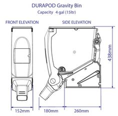 the diagram shows how to install an automatic toilet