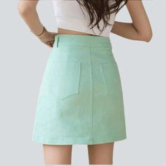 Inject your wardrobe with a chic. modern twist with this sanded mini denim skort from our 2023 Spring-Summer Collection! Its mid-waist cut and zipper & button closure give it a casual look. while its vibrant color and sanded finish promise to make you stand out.Why You'll Fall In LoveThis mini denim skort is the perfect way to create a unique. timeless look. From its casual style to its mid-waist cut. each detail is carefully crafted to ensure a perfect fit. Add to that its vibrant color and san Chic Solid Color Summer Skort, Chic Solid Color Mini Skirt For Summer, Chic Denim Skort For Summer, Trendy Solid Color Mini Skort, Chic Solid Color Mini Skort, Spring Day Out Skort With Pockets, Trendy Cotton Mid-rise Mini Skirt, Trendy Mid-rise Cotton Mini Skirt, Cotton Mini Skort For Spring