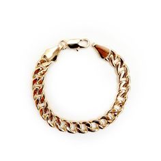 Gold plated link chain bracelet. We love this pretty little bracelet, it is chunky but dainty at the same time. Timeless chic, wear it alone or as a filler stacked with other bracelets. Bracelet measures 6.5” in length Made with love in Los Angeles Complimentary gift wrapping provided All sales final. Chain Bracelet, Gold Bracelet, Gold Plate, Plating, Chain, Gold, Gifts