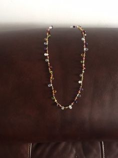 "sterling silver necklace 925 silver necklace with semi precious stone multi stone necklace gold platted over silver necklace vermail necklace 20''long-$45.00perv piece 22\"long-$50.00 per piece 24''long-$55.00 per piece qty-1 piece SKU NO.SPKA0028(A)" Dainty Multicolor Gemstone Bead Necklaces, Dainty Multicolor Gemstone Beaded Necklaces, Dainty Multicolor Gemstone Bead Necklace, Dainty Sterling Silver Necklace With Gemstone Beads, Multicolor Briolette Stone Necklace, Gold Sterling Silver Beaded Necklace With Gemstone Beads, Sterling Silver Necklace With Briolette Gemstone Accents, Multicolor Briolette Gemstone Bead Necklaces, Multicolor Briolette Necklace With Gemstone Accents