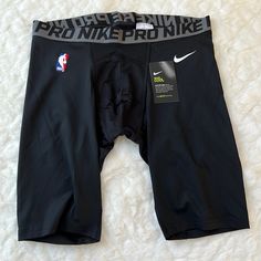 Nwt Nike Pro Basketball Shorts Nike Cool Fabric Material: Polyester/Spandex Elastic Waistband Stretches Color: Black Size: Xxlt Nike Short Leg Bottoms For Sports Events, Nike Compression Bottoms With Short Leg, Black Sports Short Leg Pants, Black Short Leg Sports Pants, Nike Black Bottoms With Built-in Shorts, Nike Black Breathable Shorts, Nike Black Boxer Briefs For Sports, Sporty Black Pants With Built-in Shorts, Fitted Black Shorts For Sports Events