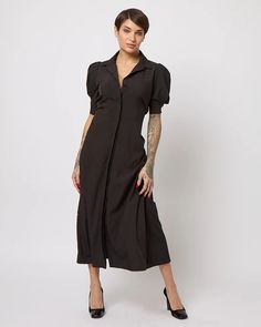 2-Way Short Sleeve Shirt Dress – PerfectDD Short Sleeve Shirt Dress, Short Sleeve Dress Shirt, Black Shirt Dress, Pitcairn Islands, Sport Shorts, Puff Sleeves, Style Guides, Short Sleeve Shirt, Work Wear