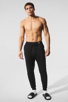 Conquer Revitalize Pant - Black Alo Yoga 4-way Stretch Elastane Bottoms, Functional 4-way Stretch Alo Yoga Bottoms, Alo Yoga 4-way Stretch Athleisure Bottoms, Functional Alo Yoga Gym Bottoms, Functional Alo Yoga Workout Bottoms, Alo Yoga Functional Gym Bottoms, Alo Yoga Functional Workout Bottoms, Sporty Alo Yoga Bottoms, Alo Yoga Relaxed Fit Sports Bottoms