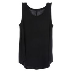 Enjoy the comforts of a soft shirt that you can wear almost anywhere like Black Adult Drapey Tank Top. This tank top features a solid black color over a flowy cut. Embellish it with the accessories of your choosing for a customized top you can wear at home or out on the town! Details: 	 Size: Large 	 Content: 67% Modal, 28% Polyester & 5% Spandex 	 Care: Machine Wash, Cold; Only Non-Chlorine Bleach When Needed; Tumble Dry, Low; Cool Iron If Needed. Casual Black Sleeveless Blouse, Casual Black Scoop Neck Vest, Black Scoop Neck Top For Everyday, Black Sleeveless Vest Top, Layering Sleeveless Blouse In Any Color, Solid Sleeveless Blouse For Layering, Casual Black Scoop Neck Tank Top, Layering Sleeveless Blouse, Sleeveless Blouse Tops For Layering